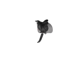 Tappetino LeMieux Suede Dressage Square Grigio