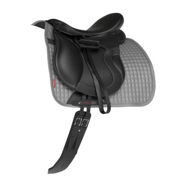 Tappetino LeMieux Suede Dressage Square Grigio
