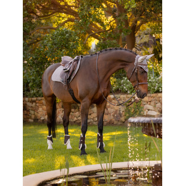 Sottosella LeMieux Prosport close contact square - cotone Grigio Sottosella LeMieux Prosport close contact square - cotone Grigio