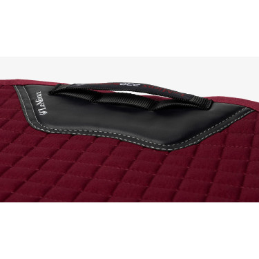 Tapis LeMieux dressage square - coton Bordeaux Tapis LeMieux dressage square - coton Bordeaux