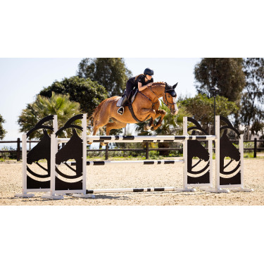 Tappetino LeMieux Eurojump Scamosciato Grigio