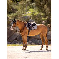 Tappetino LeMieux Eurojump Scamosciato Bianco / Argento / Bianco