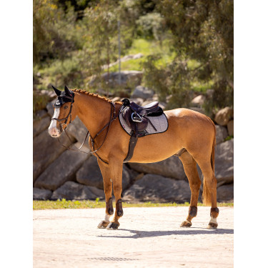 Tappetino LeMieux Eurojump Scamosciato Grigio