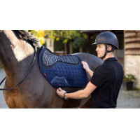 Tappetino LeMieux X-Grip Silicone EuroJump Square Bianco