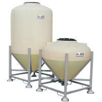 Silo monobloc à aliments La Gée + châssis galva Silo monobloc à aliments La Gée + châssis galva