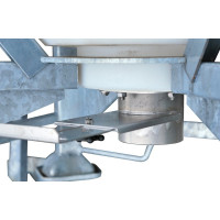 Silo monobloc à aliments La Gée + châssis galva Silo monobloc à aliments La Gée + châssis galva