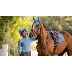 Tappetino LeMieux Suede GP Square Blu ghiaccio