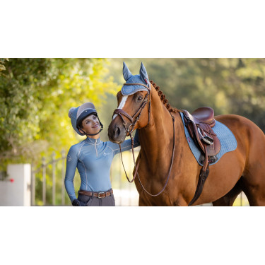 Tappetino LeMieux Suede GP Square Blu ghiaccio