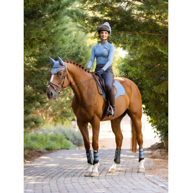 Tappetino LeMieux Suede GP Square Blu ghiaccio