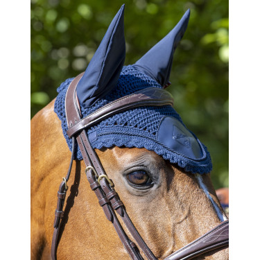 Cuffia anti-mosche LeMieux Elite Blu navy Cuffia anti-mosche LeMieux Elite Blu navy