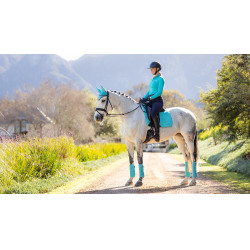 Tappetino LeMieux Suede Dressage Square Azzurro Blu