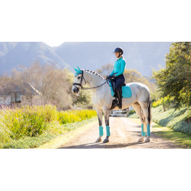Tappetino LeMieux Suede Dressage Square Azzurro Blu
