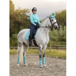 Tappetino LeMieux Suede Dressage Square Azzurro Blu