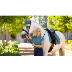 Tappetino LeMieux Suede Dressage Square Saggio Blu Tappetino LeMieux Suede Dressage Square Saggio Blu