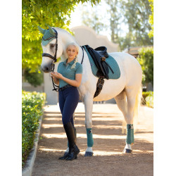 Tappetino LeMieux Suede Dressage Square Saggio Blu Tappetino LeMieux Suede Dressage Square Saggio Blu