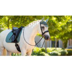 Tappetino LeMieux Suede Dressage Square Saggio Blu Tappetino LeMieux Suede Dressage Square Saggio Blu
