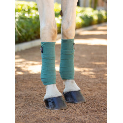 Fasce da polo LeMieux Luxury Saggio Blu