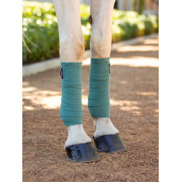 Fasce da polo LeMieux Luxury Saggio Blu