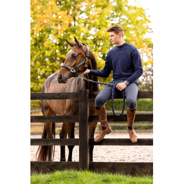 Maglione girocollo LeMieux uomo Blu navy Maglione girocollo LeMieux uomo Blu navy