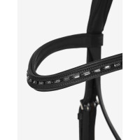Briglia da dressage LeMieux Arika Nero / argento Briglia da dressage LeMieux Arika Nero / argento
