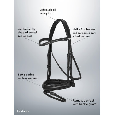 Briglia da dressage LeMieux Arika Briglia da dressage LeMieux Arika