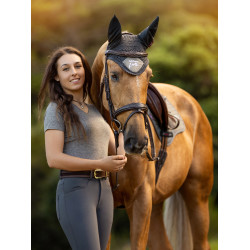 Cuffia antimosche LeMieux Earth Muschio Marrone