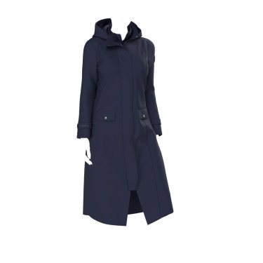 Cappotto lungo da equitazione leggero LeMieux Amélie Blu navy
