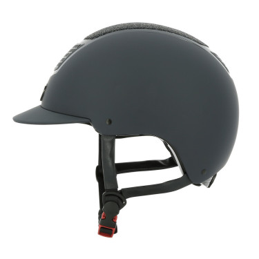 Casco Equithème Airy Nero / blu brillante