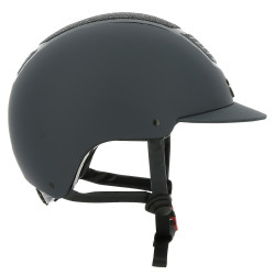 Casco Equithème Airy Nero / blu brillante