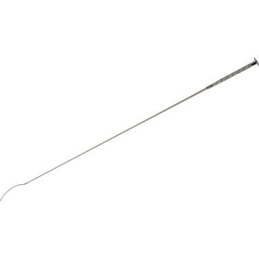 Frustino da dressage Whip & Go Diamond manico in nylon Nero