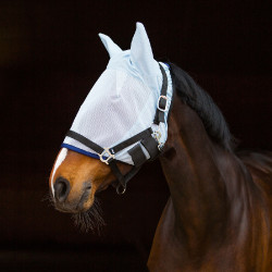 Maschera anti-mosche con copriorecchie Horze Maschera anti-mosche con copriorecchie Horze