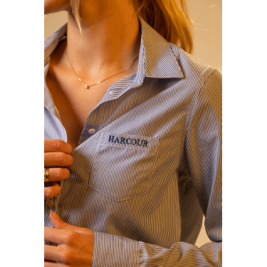Camicia Harcour Swany Bianco / blu navy
