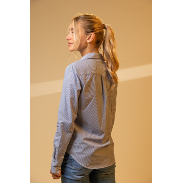 Camicia Harcour Swany Bianco / blu navy