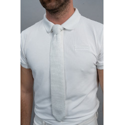 Cravatta Harcour Corbi Bianco