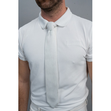 Cravatta Harcour Corbi Bianco