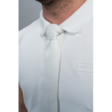 Cravatta Harcour Corbi Bianco