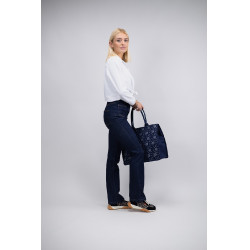 Jean Flare Harcour Juvo Jeans grezzi Blu marino