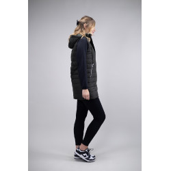 Doudoune sans manches longue Harcour Boliva Kaki