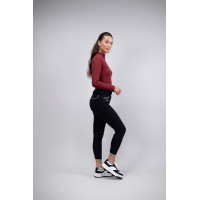 Pantaloni in pile da equitazione Harcour Jaipur Nero