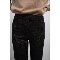 Pantaloni da completo Harcour Poba Nero oro Pantaloni da completo Harcour Poba Nero oro
