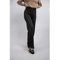 Pantaloni da completo Harcour Poba Nero oro Pantaloni da completo Harcour Poba Nero oro