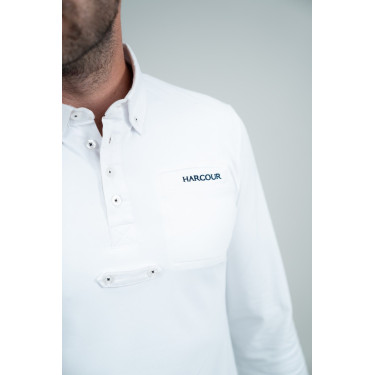Polo da concorso Harcour Piano Bianco
