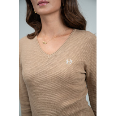 Maglione Harcour Toulon Cammello Marrone