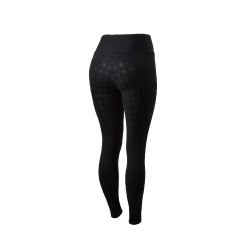 Leggings da equitazione con fondo in silicone effetto pelle Horze Juliet
