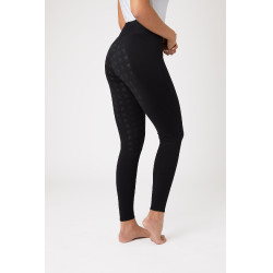 Leggings da equitazione con fondo in silicone effetto pelle Horze Juliet Leggings da equitazione con fondo in silicone effetto pelle Horze Juliet