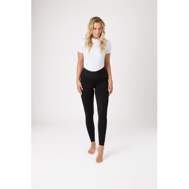 Leggings da equitazione con fondo in silicone effetto pelle Horze Juliet Leggings da equitazione con fondo in silicone effetto pelle Horze Juliet