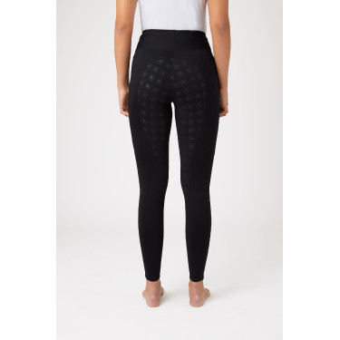 Leggings da equitazione con fondo in silicone effetto pelle Horze Juliet Leggings da equitazione con fondo in silicone effetto pelle Horze Juliet