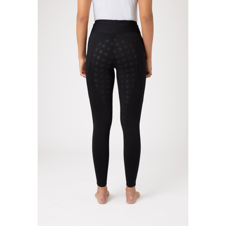 Leggings da equitazione con fondo in silicone effetto pelle Horze Juliet Leggings da equitazione con fondo in silicone effetto pelle Horze Juliet