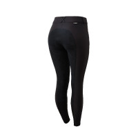 Pantaloni Horze Grand Prix a fondo pelle donna Nero