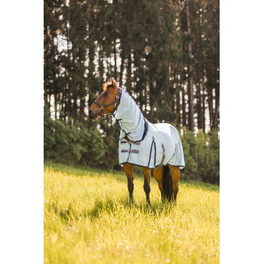 Camicia anti-mosche Freja Horze con copricollo Azzurro chiaro Blu Camicia anti-mosche Freja Horze con copricollo Azzurro chiaro Blu